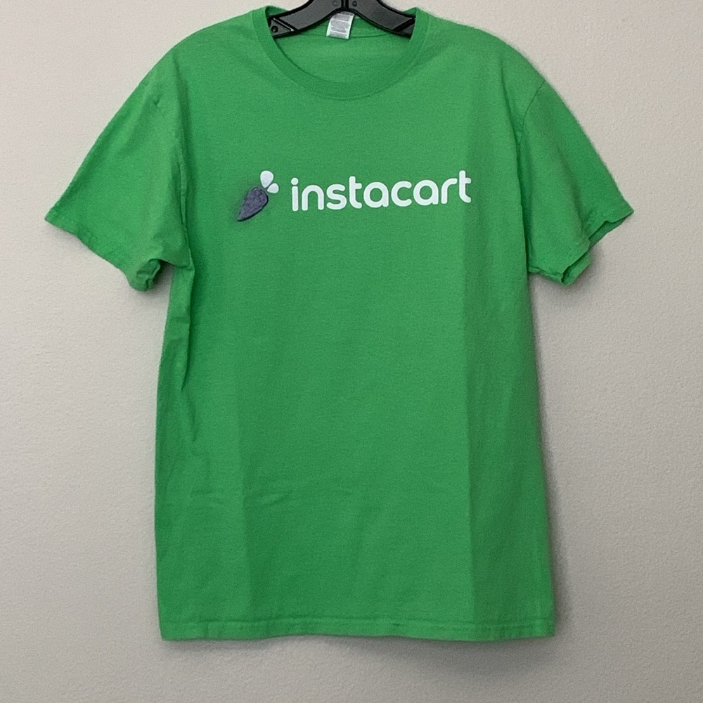 Instacart Green T-Shirt with White Logo